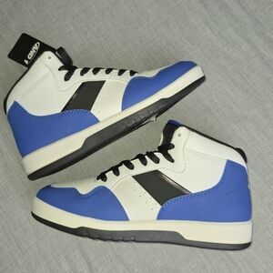 AND1 Men's High-Top Athletic Sneakers in Blue and White SZ 8.5 US